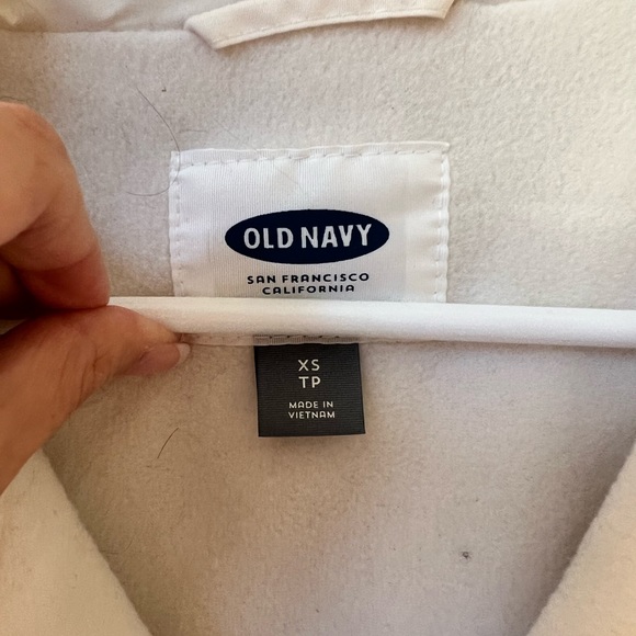 Old navy fleece inside zip up puffer jacket - Picture 2 of 2